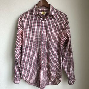 Club Monaco Men’s Classic Gingham Button Down